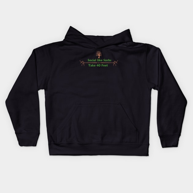 Social Like Sorbs Kids Hoodie by Cider Chat